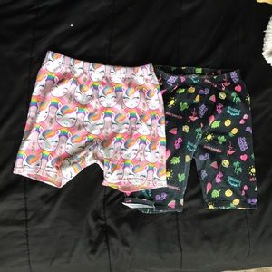 Girls biker shorts